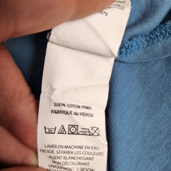 L.L. Bean Traditional Fit Blue Short Sleeve Collared Polo Shirt Men's Size XL - Picture 5 of 5